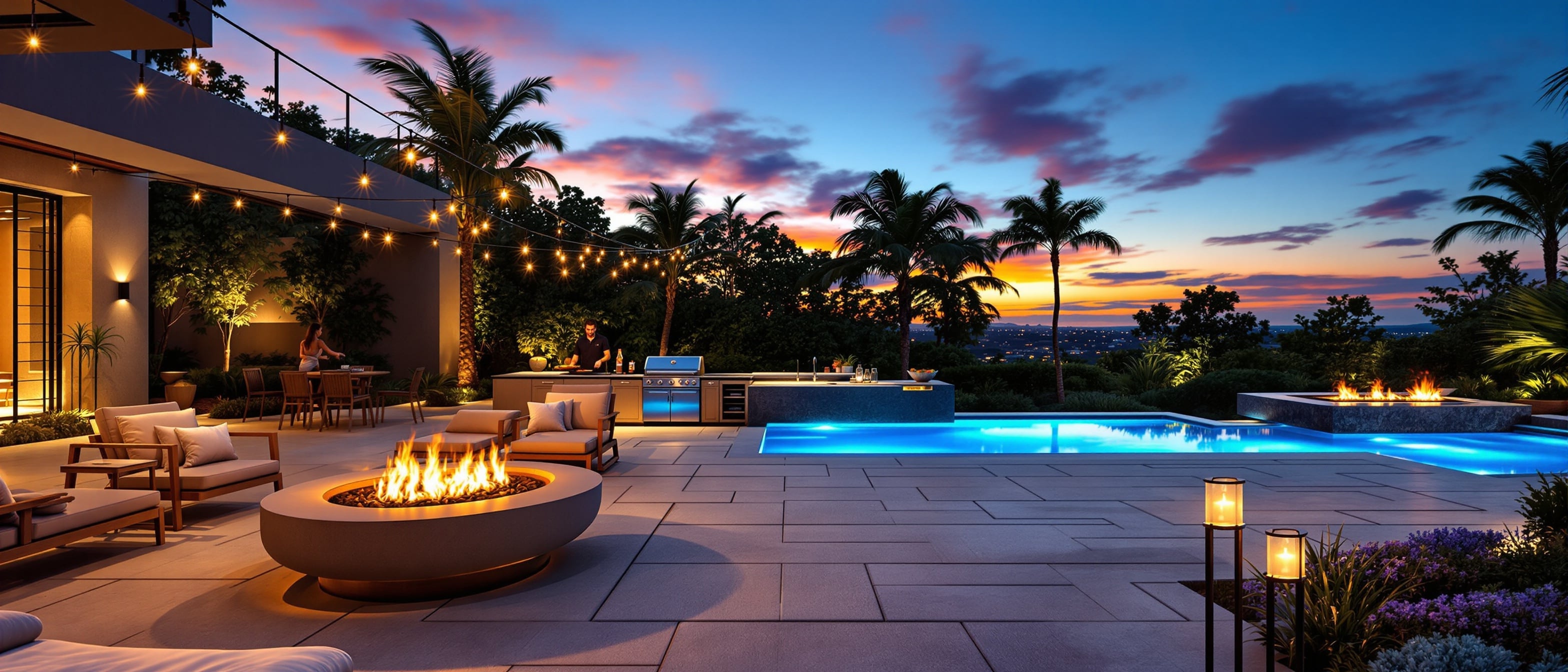 Premium outdoor grills and fire features from Napoleon, Amantii, and Primo at Teak and Ember