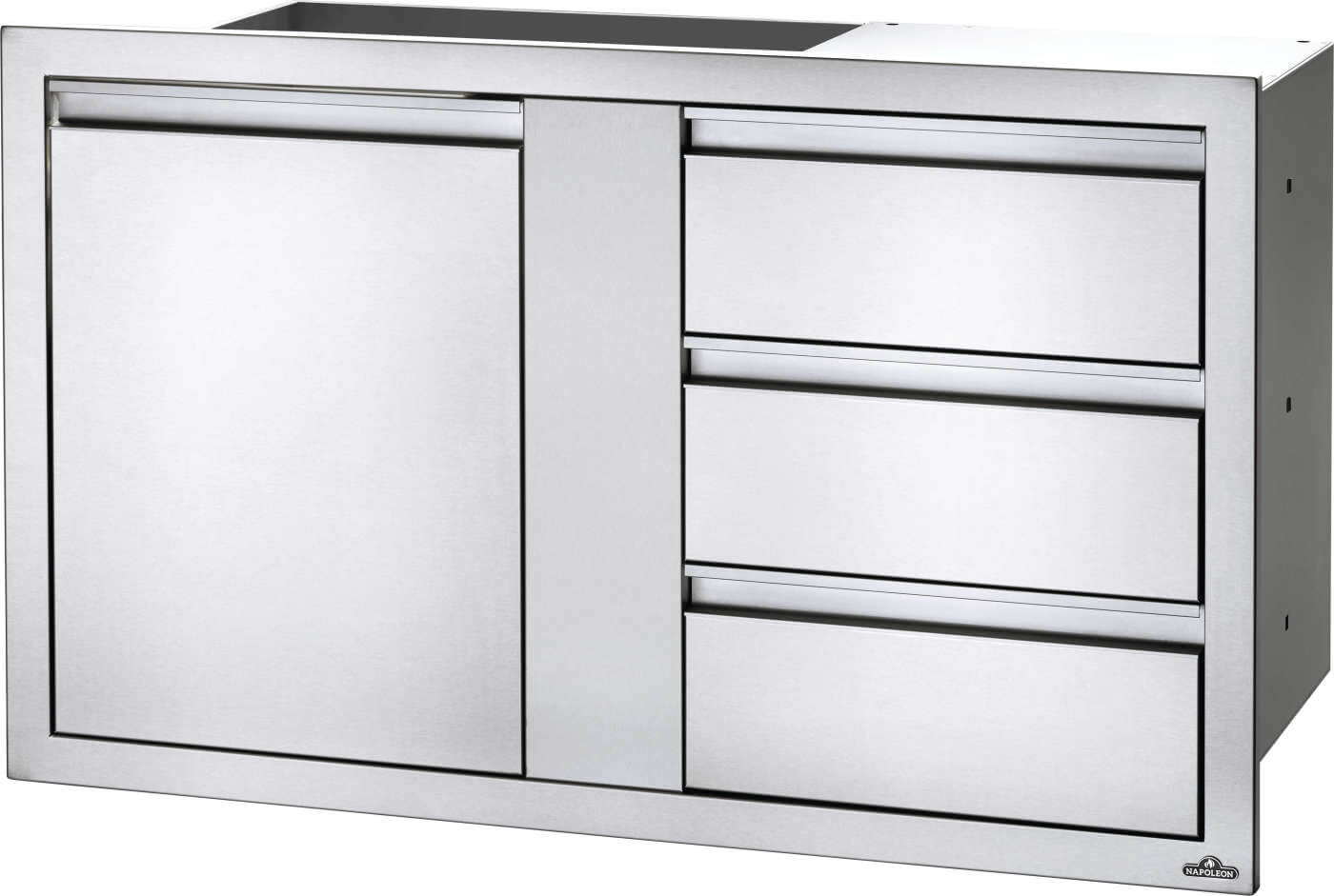 Napoleon 42"x24" Single Door & Triple Drawer Combo